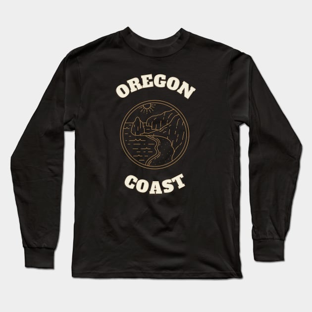 Oregon Coast Long Sleeve T-Shirt by House of Morgan